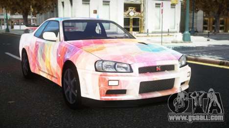 Nissan Skyline R34 Olasin S12 for GTA 4