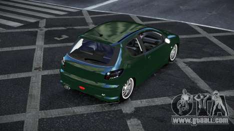 Peugeot 206 Wobaneni for GTA 4