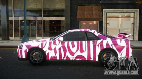 Nissan Skyline R34 Olasin S4 for GTA 4
