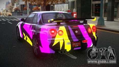 Nissan Skyline R34 Olasin S2 for GTA 4