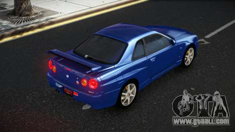 Nissan Skyline R34 Olasin for GTA 4
