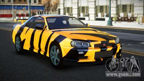 Nissan Skyline R34 Jashra S14 for GTA 4