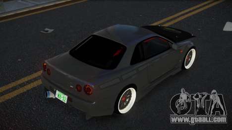 Nissan Skyline R33 Rozu for GTA 4