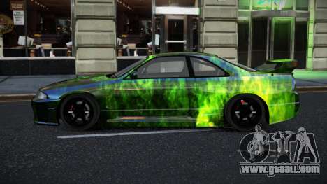 Nissan Skyline R33 GT-R Baslly S14 for GTA 4