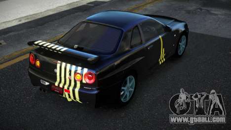 Nissan Skyline R34 Jashra S2 for GTA 4