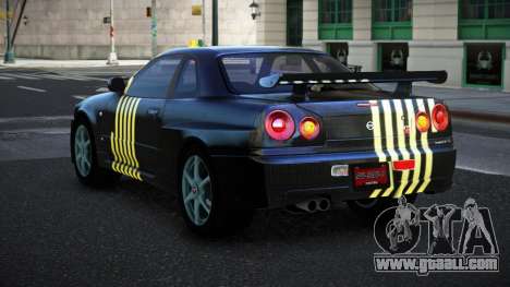 Nissan Skyline R34 Jashra S2 for GTA 4