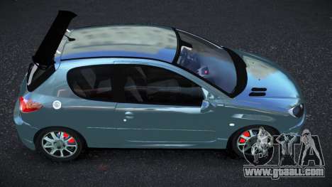 Peugeot 206 Cuxen for GTA 4