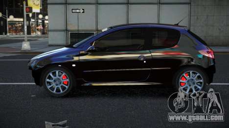 Peugeot 206 Jutufelu for GTA 4
