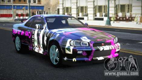 Nissan Skyline R34 Jashra S13 for GTA 4