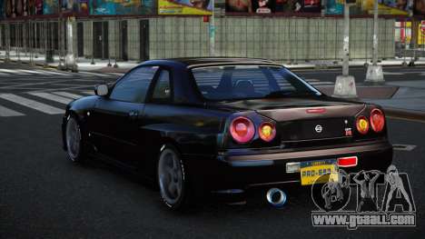 Nissan Skyline R34 Menhiluw for GTA 4
