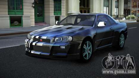 Nissan Skyline R34 Jashra S3 for GTA 4