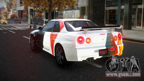 Nissan Skyline R34 Olasin S9 for GTA 4