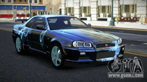 Nissan Skyline R34 Jashra S5 for GTA 4