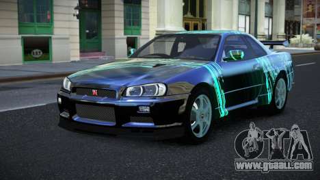 Nissan Skyline R34 Jashra S1 for GTA 4