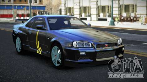 Nissan Skyline R34 Jashra S2 for GTA 4