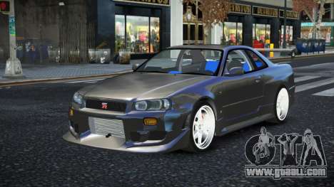 Nissan Skyline R34 Quqetihi for GTA 4