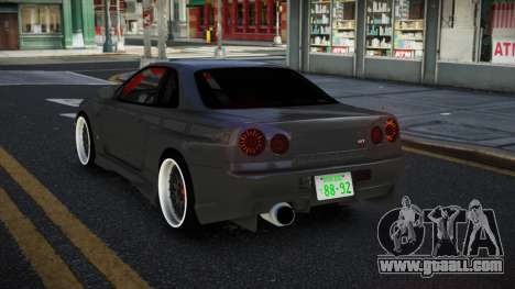 Nissan Skyline R33 Rozu for GTA 4