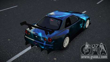 Nissan Skyline R34 Japhli S6 for GTA 4