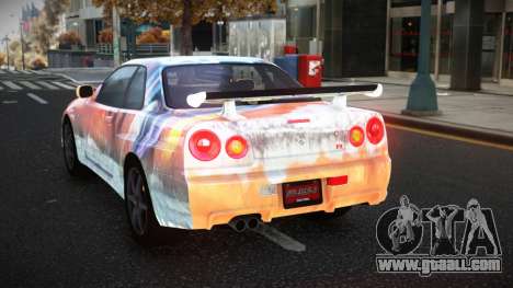 Nissan Skyline R34 Olasin S5 for GTA 4