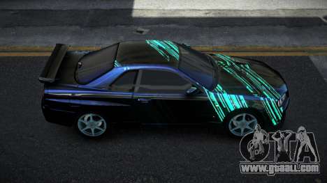 Nissan Skyline R34 Jashra S1 for GTA 4