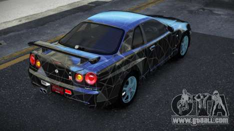 Nissan Skyline R34 Jashra S4 for GTA 4