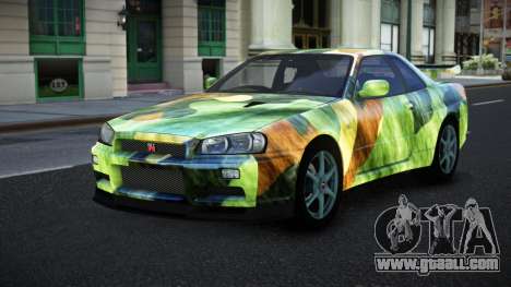 Nissan Skyline R34 Jashra S9 for GTA 4