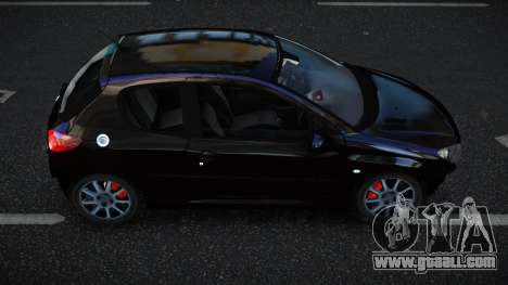 Peugeot 206 Jutufelu for GTA 4