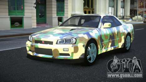 Nissan Skyline R34 Jashra S12 for GTA 4