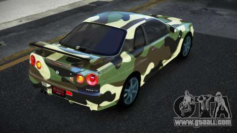 Nissan Skyline R34 Jashra S11 for GTA 4