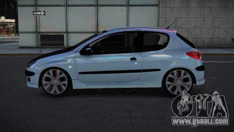 Peugeot 206 Zevhari for GTA 4