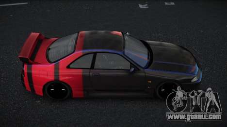 Nissan Skyline R33 GT-R Baslly S5 for GTA 4