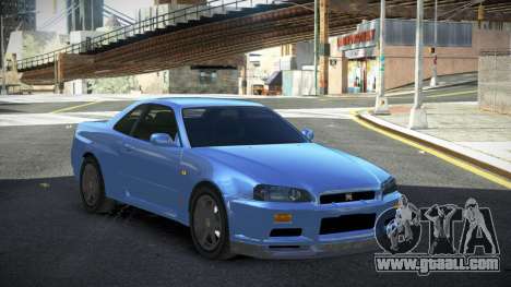 Nissan Skyline R34 Canxamuhu for GTA 4