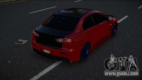 Mitsubishi Lancer Evolution X Kiyyateli for GTA 4