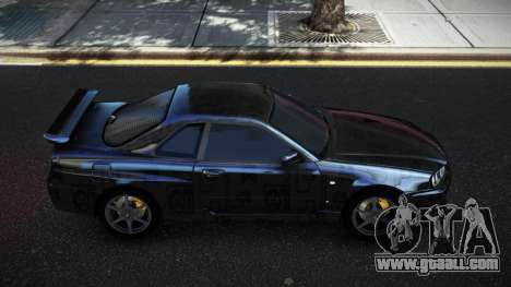 Nissan Skyline R34 Olasin S14 for GTA 4