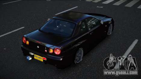 Nissan Skyline R34 Menhiluw for GTA 4