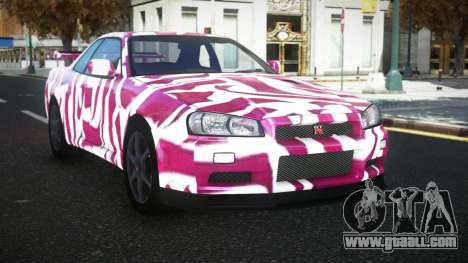 Nissan Skyline R34 Olasin S4 for GTA 4
