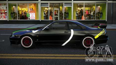 Nissan Skyline R33 Chriley S14 for GTA 4