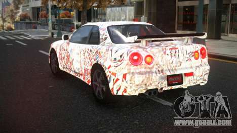 Nissan Skyline R34 Olasin S1 for GTA 4