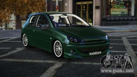 Peugeot 206 Wobaneni for GTA 4