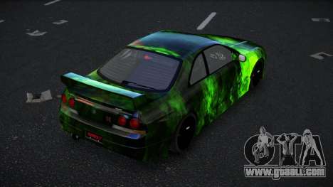 Nissan Skyline R33 GT-R Baslly S14 for GTA 4