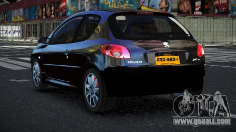 Peugeot 206 Jutufelu for GTA 4