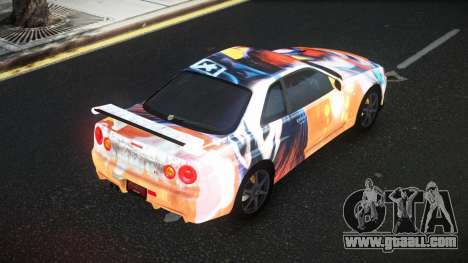 Nissan Skyline R34 Olasin S5 for GTA 4