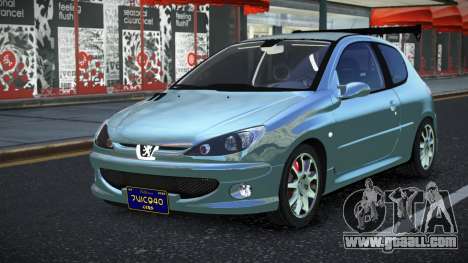 Peugeot 206 Cuxen for GTA 4