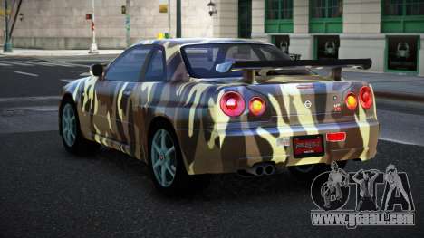 Nissan Skyline R34 Jashra S7 for GTA 4