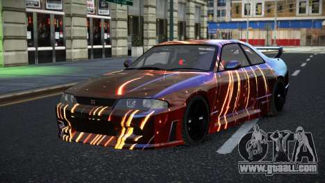 Nissan Skyline R33 GT-R Baslly S12 for GTA 4
