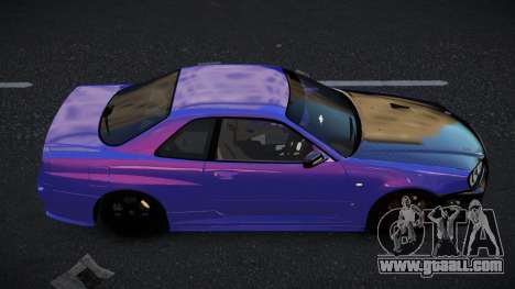 Nissan Skyline R34 Cijagas for GTA 4