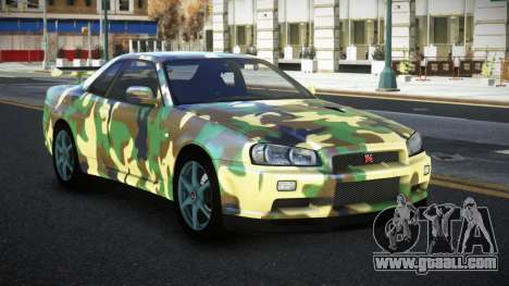 Nissan Skyline R34 Jashra S12 for GTA 4
