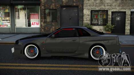 Nissan Skyline R33 Rozu for GTA 4