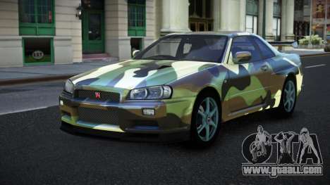 Nissan Skyline R34 Jashra S11 for GTA 4