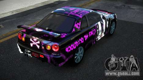 Nissan Skyline R34 Jashra S13 for GTA 4